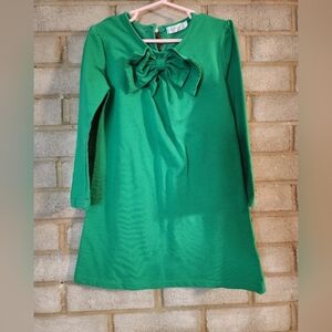 Nwot Green Bow Kids Dress